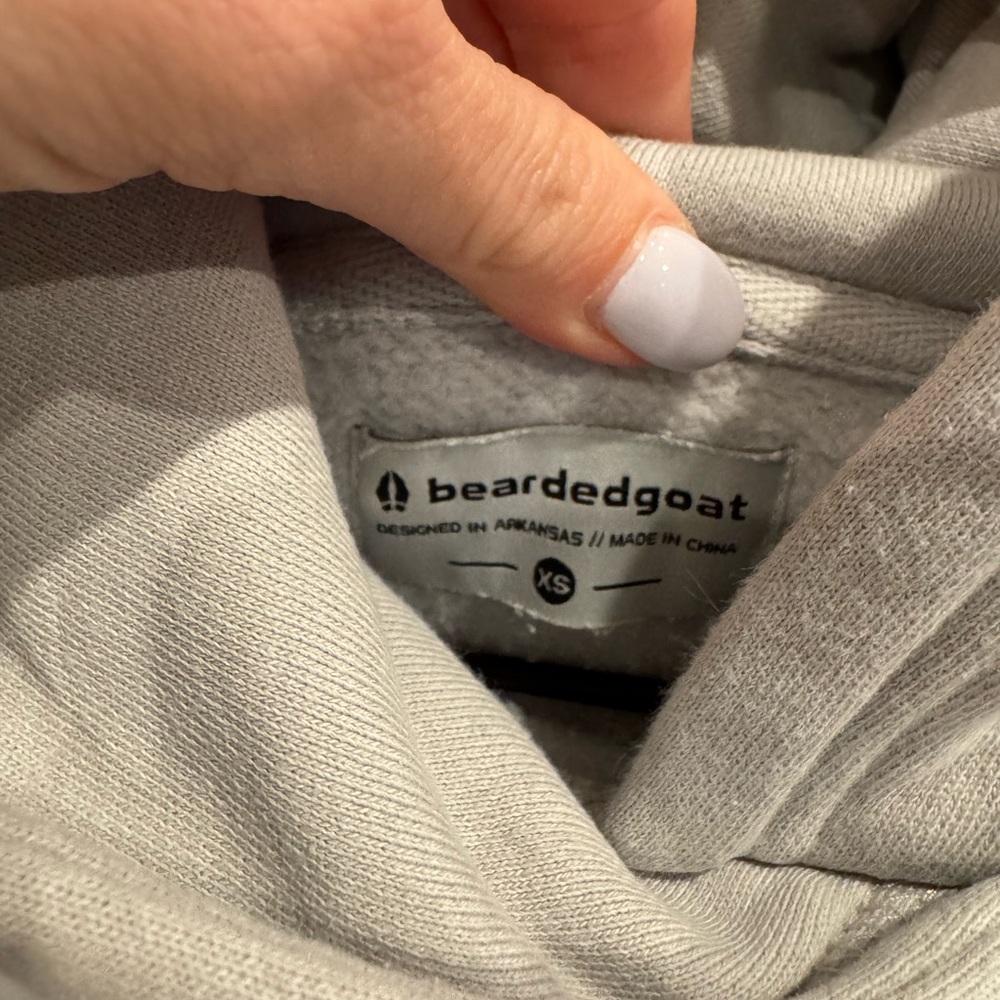Gray Hoodie Sweatshirt - Picture 3 of 4